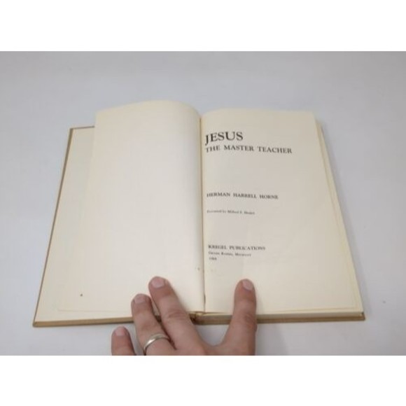 Jesus The‎ Master Teacher by Herman Harrell Horne 1964 Hardcover Book Vintage - Picture 9 of 16